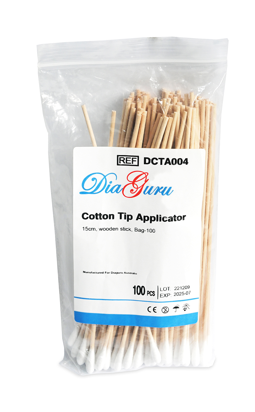 Diaguru Cotton Tip Applicators 15cm; Pack/100